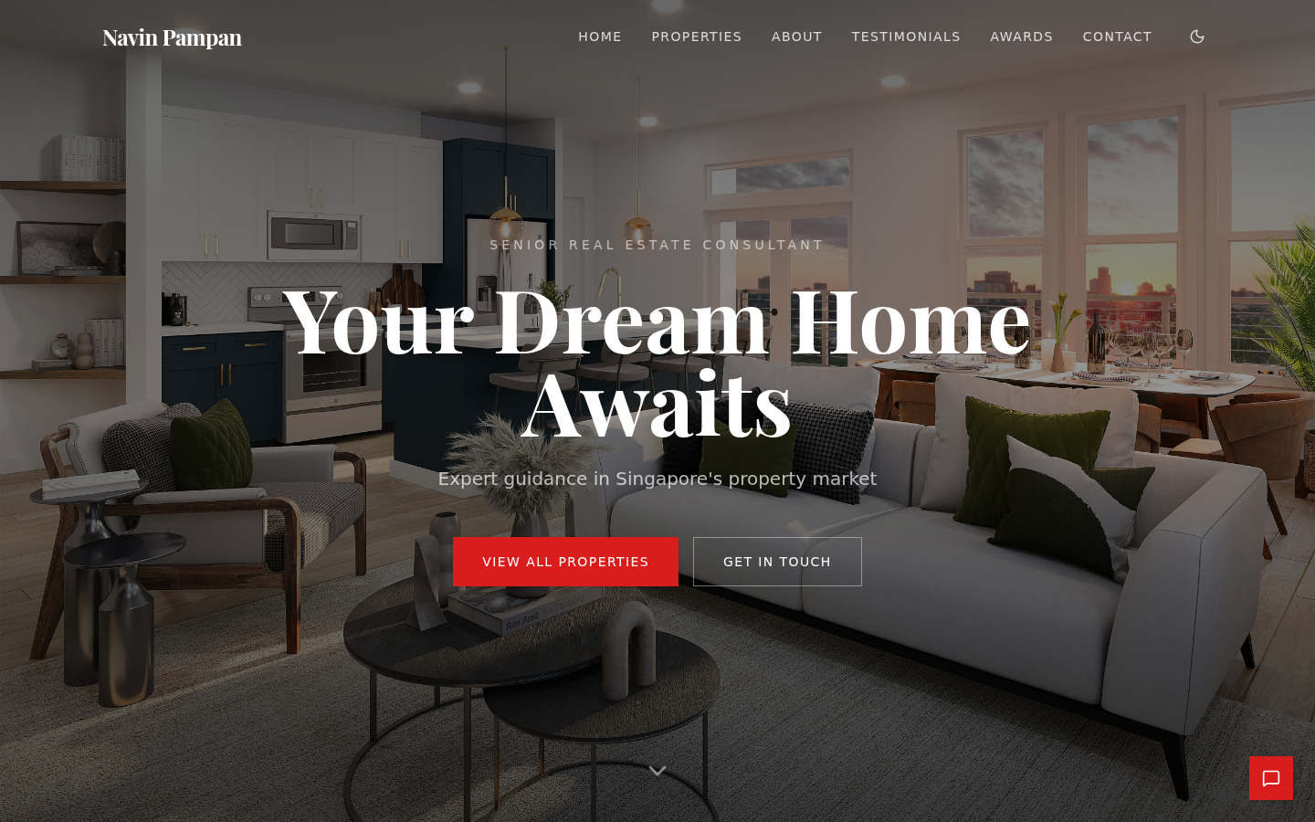 Magazine real estate agent template — editorial full-bleed imagery