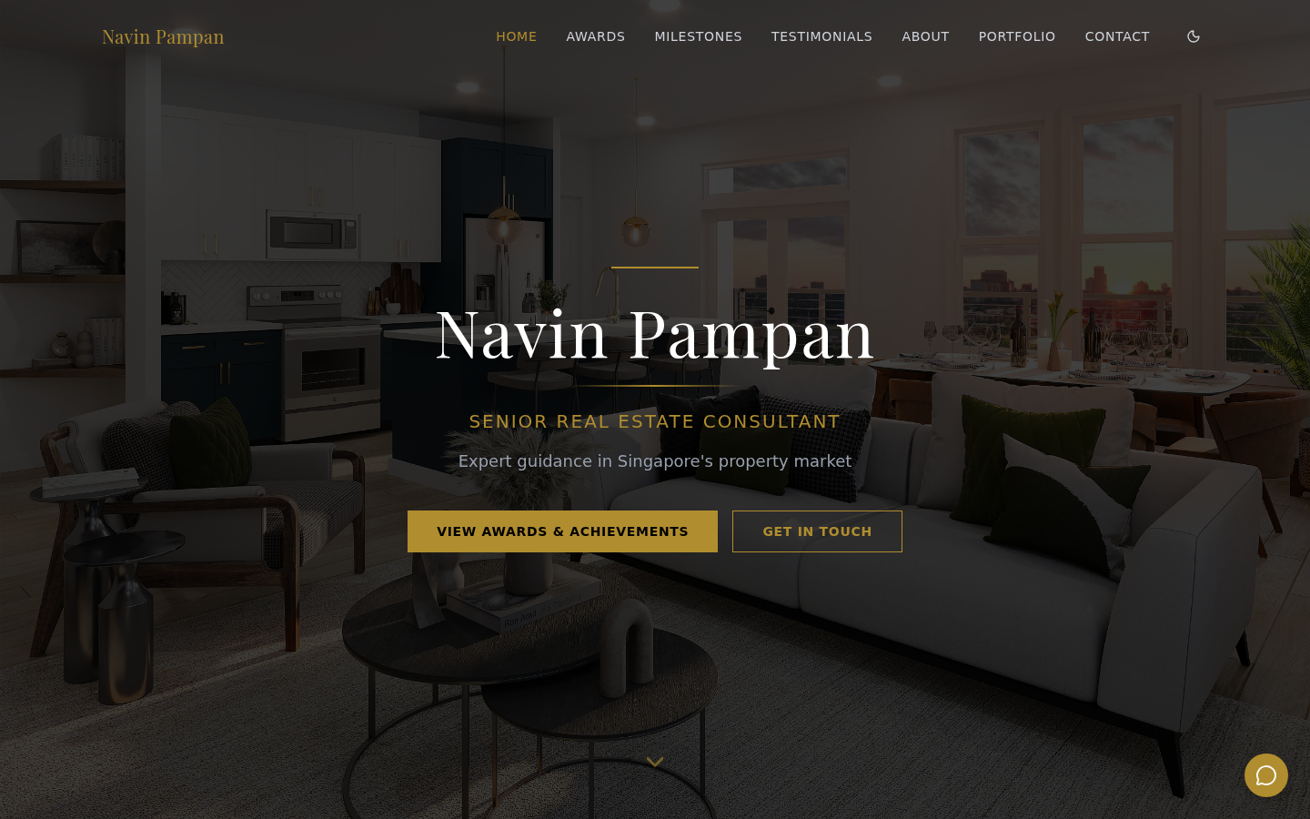 Trophy Room real estate agent template — achievement showcase layout