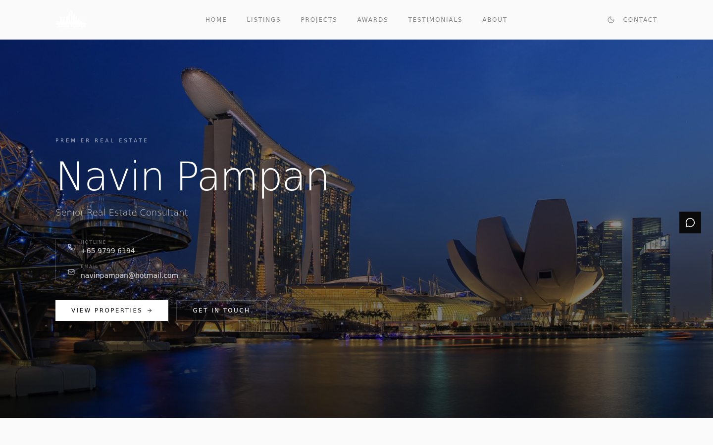 Ultra Minimal Luxury real estate agent template — premium minimal design